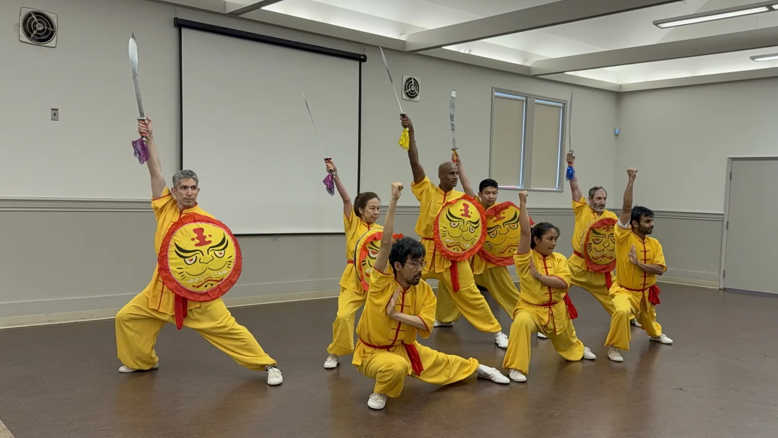 Kung Fu Vancouver weapons demonstration during World TCM and Acupuncture Week