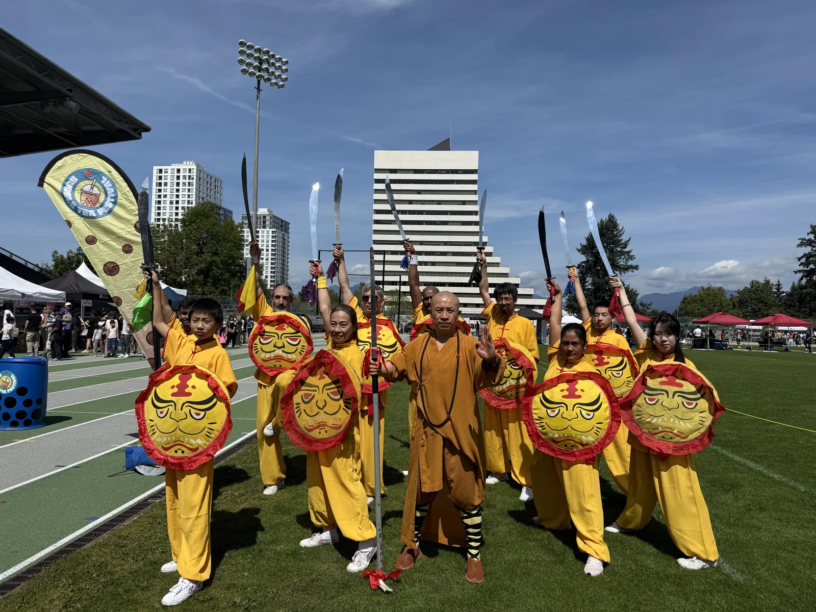Kung Fu Vancouver team at the 2025 Canada Bubble Tea Festival