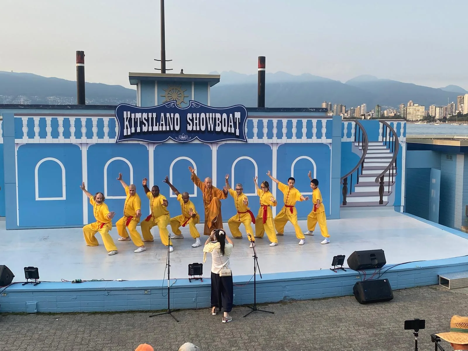 Kung Fu Vancouver performing at Kitsilano Showboat on August 15, 2026